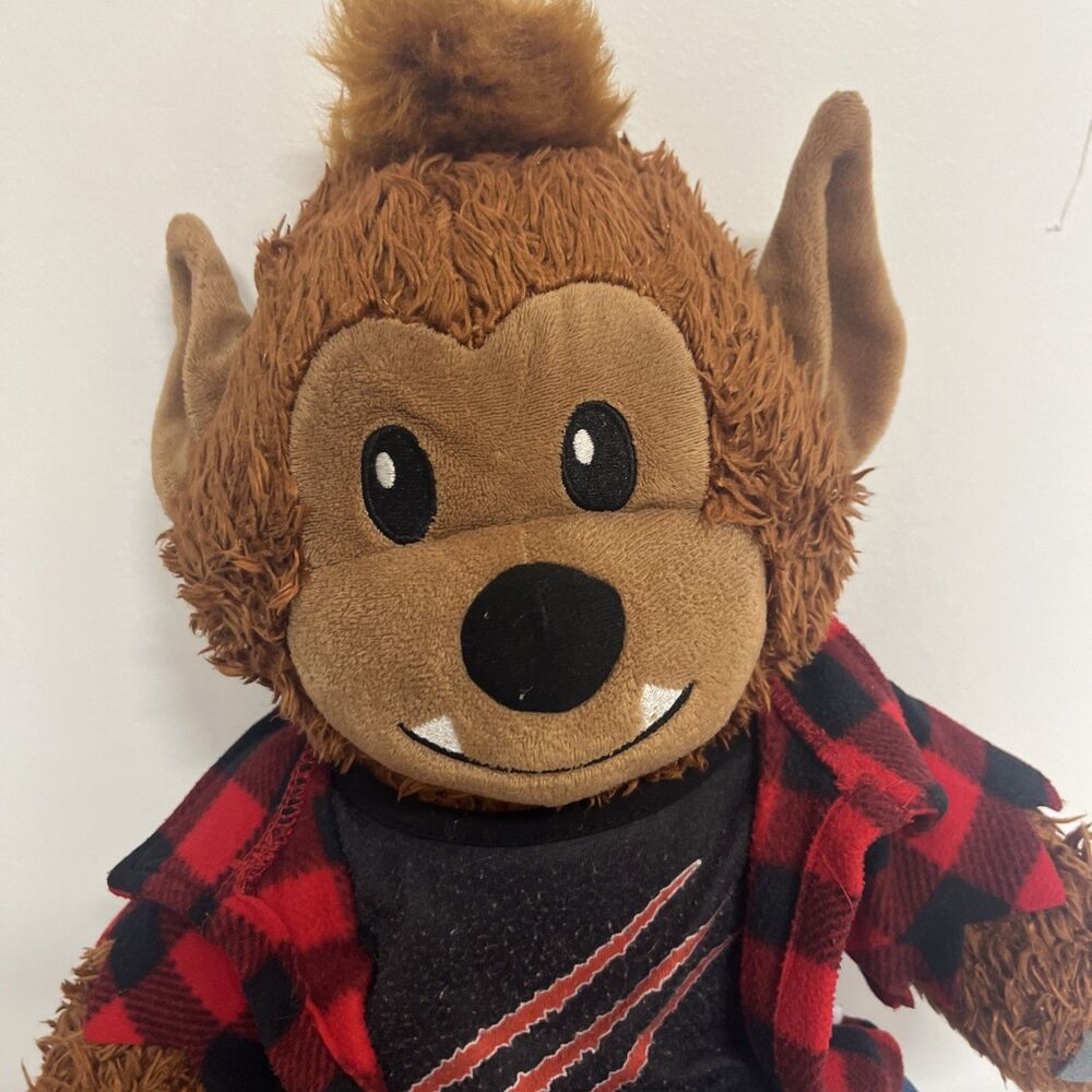 Build-A-Bear Workshop BAB Retired 2019 Howl-O-Ween WereWolf Halloween Collect - Picture 2 of 8